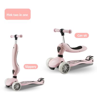 China Factory PU Flash Wheel Foldable Electric Scooter Available Cheap Price Foldable Kids Children for sale