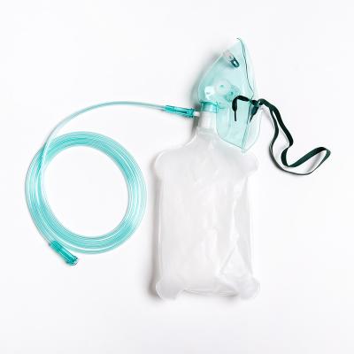 China Non-Toxic Oxygen Bag Mask Manufacturer PVC Oxygen Mask Wholesale With Reservoir Bag Strict Quality CEO123 for sale