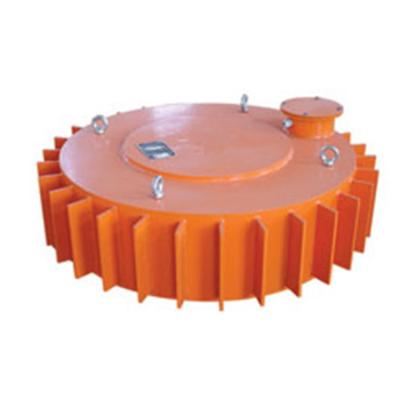 China Safety Elevator Suspended Electro Magnetic Disc High Intensity Iron Separator For Removal Of Iron for sale