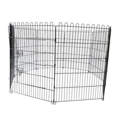 China Viable Wholesale Cheap Collapsible Easy Assemble Wire Dog Pen Pet Playpen For Park and Garden for sale