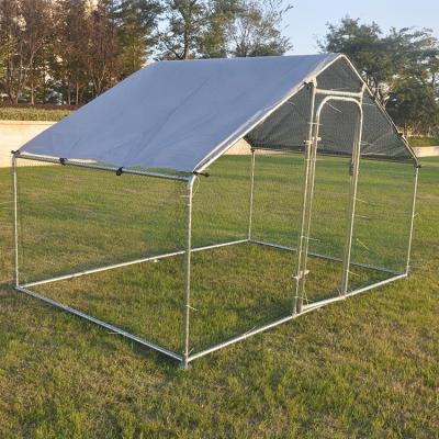 China Small Wire Mesh Chicken Coop Cage With Sustainable Indoor Folding Waterproof Cover For Sale for sale