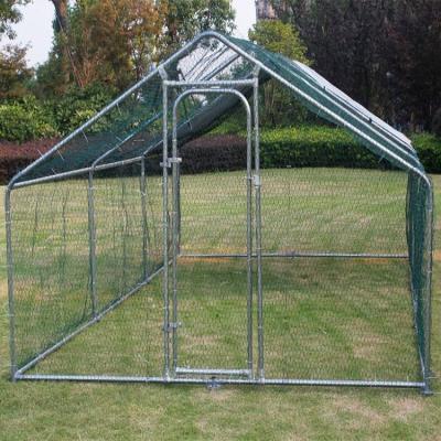 China Cultures New Design Walk In Flooring Prefabricated Galvanized Wire Mesh For Chicken Coop With Door for sale