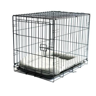 China Large Foldable Portable Metal Pet Rabbit Dog Cage Eco-Friendly Breathable Custom Outdoor With Door for sale