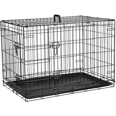 China Sustainable Collapsible Car Carrier Show Metal Wire Mesh XXL Dog Cage House for sale