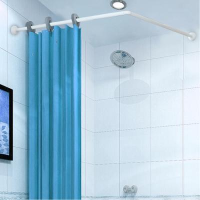 China L Sustainable Type Aluminum PVC Coated Shower Curtain Rod for sale