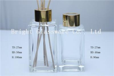 China Custom Made Glass Perfume Bottle With Knob Lid for sale