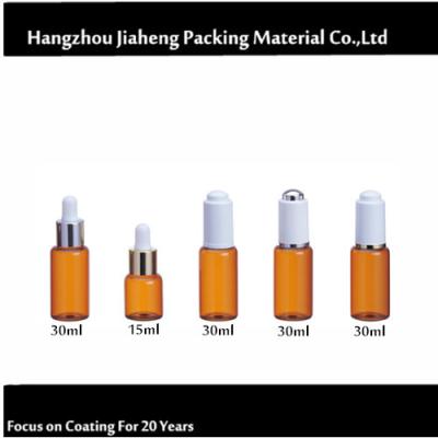 China Glass Essential Oil  Bottles With Amber Color for sale