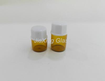 China Aangepaste Tubulaire Glasflesjes, Glasflesjes met Kappen 2ml/3ml Te koop