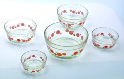 China Clear Decorative Glass Bowls for sale