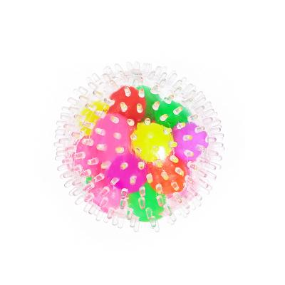 China TPR Softly Colored Strain Ball Autism Squeeze Ball Sports Sports Handball Relaxation Toy for sale