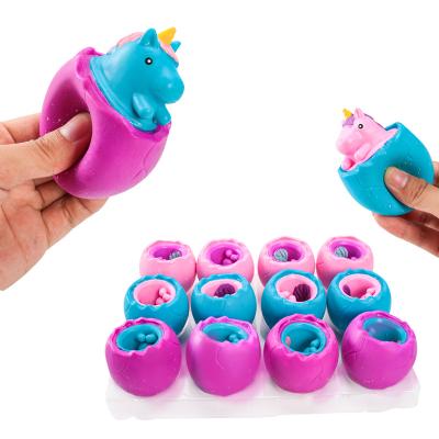 China PVC Unicorn Cup TPR Stretch Slow Rising Squishy Squeeze Finger Toys for sale