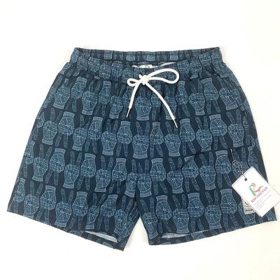 China Stylish Mens Hawaiian Printed Board Shorts Surf No Fading Custom Design for sale