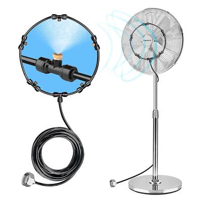 China Hotel Balidao Porcelain Hand With Water Jet High Pressure Mist Fan Commercial Fans For Home Furnishing for sale