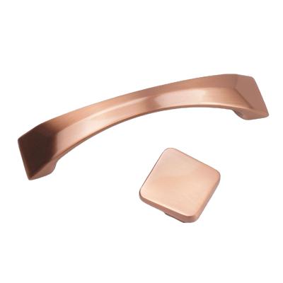 China New Contemporary Design Rose Gold Cabinet Kitchen Handles and Knobs Factory Price for sale