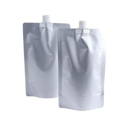 China BIODEGRADABLE High Capacity 1L 2L 5L Pure Water Milk Stand Up Plastic Bag Aluminum Foil Spout Pouch Packaging for sale