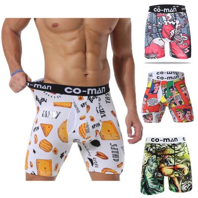 China 95 Cotton 5 Spandex Antibacterial Wholesale Custom Boxer Briefs For Mens Underwear Mens Boxer Briefs for sale