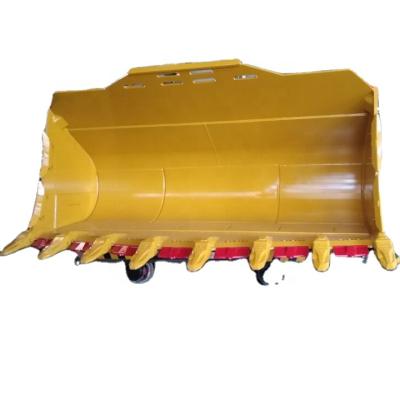 China Tractors Excavator Wheel Loader Bucket Rock Stone Loader Attachments Earth Moving Excavator Loader Bucket for sale