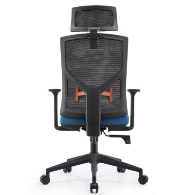 China Ergonomic Office Chairs Executive Office Chair Swivel Chairs (Height) Cover 8005A Cloth Boss Mesh Adjustable Ergonomic Office Desk Chairs for sale