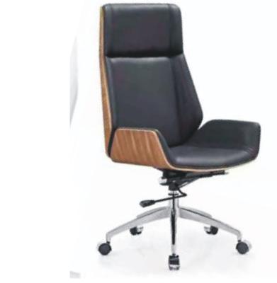 China (Height)Adjustable Executive Chair Brown Leather for sale