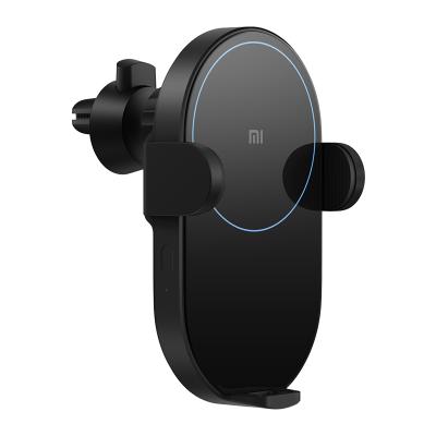 China Original Xiaomi Car Wireless Charger 20w Max Electric Auto Pinch 2.5d Glass Ring Lit Charging For Mi Smartphone Mobile Phone for sale