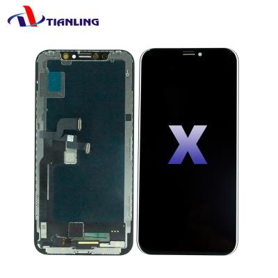 China For iPhone X Factory Wholesale Original High Quality Display LCD For iPhone X No Dead Spot 3D Touch Screen Replacement for sale