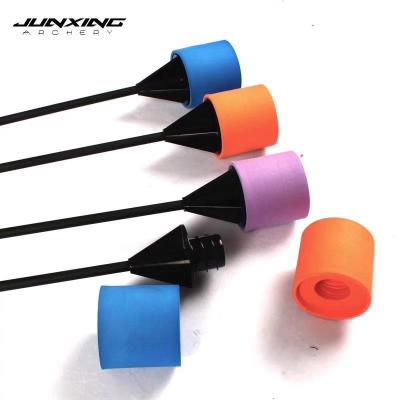 China New CS Game Junxing Archery Accessories Game Use Foam Arrow Tips Colorful Color Fiberglass Material Arrows for sale