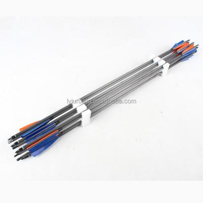 China Hunting 30 Inch Colored Archery Carbon Arrows For Shooting for sale