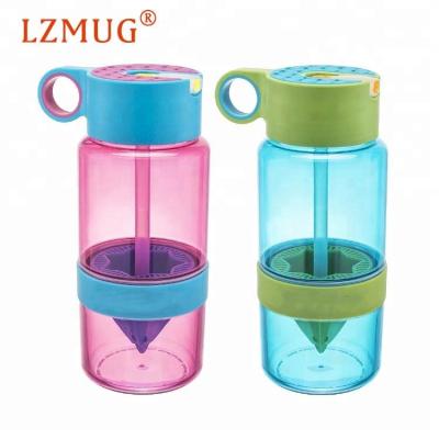 China Child Sustainable Hot Sales Bpa Free Plastic Fruit Bottle for sale