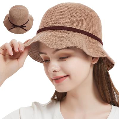 China Colorful Character Washed Plaid Designer Women Bucket Hat Adult Oversized Brown Bucket Hat for sale