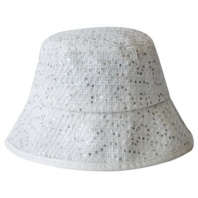 China Designer Custom Embroidered Women's Cute Character Bucket Hat Fashionable Stitched Bling Bucket Hat for sale