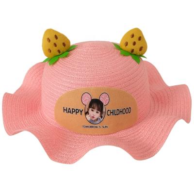 China Custom Straw Hat Summer Beach Character Sun Hat Natural Straw Hat Adults Kids Straw Hats for sale