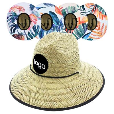 China Wholesale Lifeguard Straw Hat Summer Straw Hat Casual Outdoor Sun Proof Character for sale