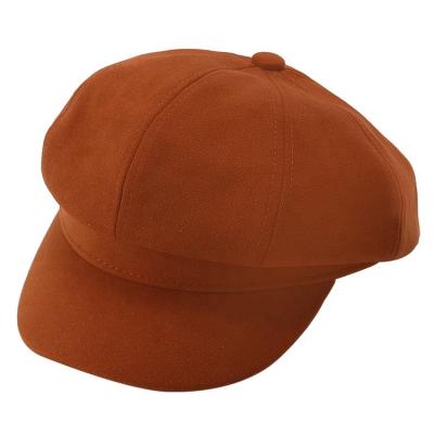 China Wholesale army fashion men newsboy hats berets fruit baby and me sewn winter black fashion brown berets for sale