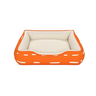 China Low MOQ Rectangle Multifunctional Sofa Wholesale Washable Luxury Large Soft Cat Dog Bed Pet Travel for sale