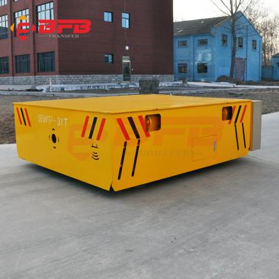 China Double Drive Heavy Duty Transfer Equipment System Battery Electric Trackless Transfer Cart for sale