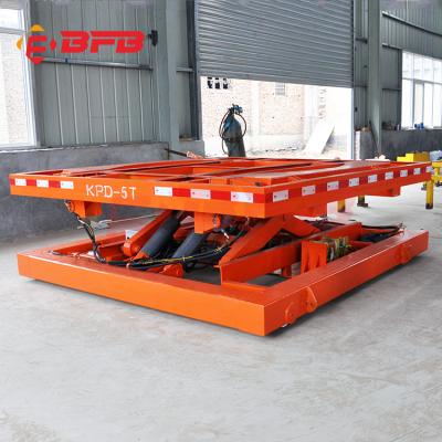 China Industrial Graded Steel Mill Transfer Use Motorized Lift Truck Load 40t 5 Ton for sale