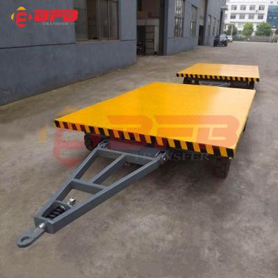 China Factory Sales Full Platform Trailer Industrial Sized Transport Flat Bed Semi Trailer for sale