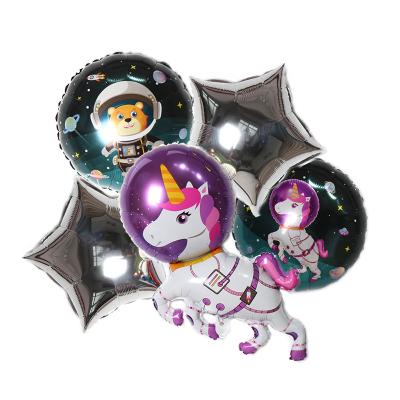 China Advertising\Gift\Promotional Party\Baby Shower Theme Baby Shower Birthday Boy Party Supplies Decoration Outer Space Party Balloons for sale