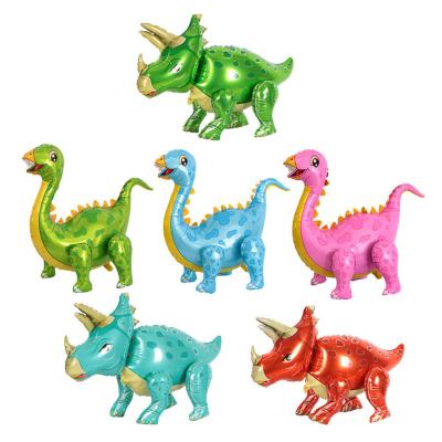 China Gift Toy Dinosaur Foil Balloons Aluminum Mylar Helium Balloons for Birthday Party for sale