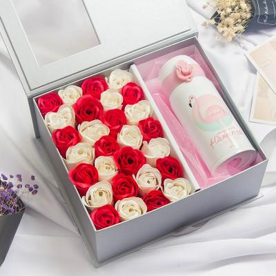 China Factory Beautiful Colorful Split Bouquet Rose Gift Box For Valentine's Day Gifts Wholesale Custom S' Day Gifts for sale