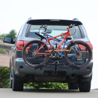 China Outdoor Used Bicycle Carrier For 3 Bike Car Foldable Mount Bike Carrier Rear Bicycle Rack for sale