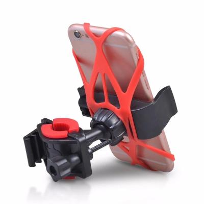 China High Safety Durable Bike Motorcycle Bicycle Handlebar Mount Holder Phone Holder with Silicone Support Band for Xiaomi GPS for sale