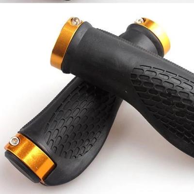 China Mountain Bikes Road Skidproof Grips Recycling Non-Slip Rubber Bicycle Grips Mountain Bike Lock On Bicycle Handlebars Grips for sale