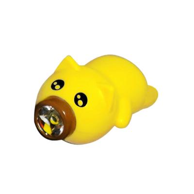 China Cute Pig Electric Horn Bicycle Headlight Theft Wire Controlled Equipment To Light Up USB Rechargeable For Bike Ridding Safety 1 for sale