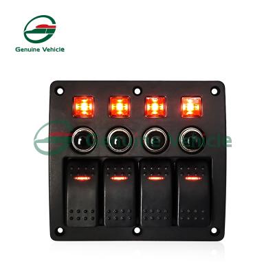 China Multi Specification Waterproof Marine Boat Switch Panel With Circuit Breaker Forr Car Vehicle for sale