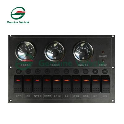 China Genuine marine rv fit true marine rv switch panel car logitek crestrone car scene silk lear adjustable switch panel for sale