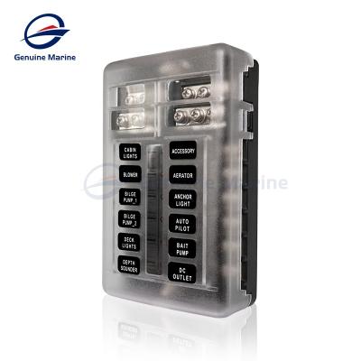 China High Quality 12Way Auto Fuse Fittings Boat Car Fuse Box for sale