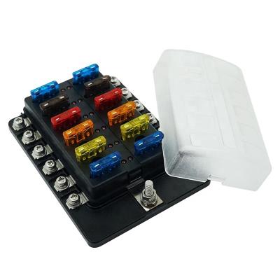 China 115x85x35mm Yacht Gauge ATS Boat Buyer Genuine Good RV Fuse Holder Stereo Vehicle Fuse Holder for sale