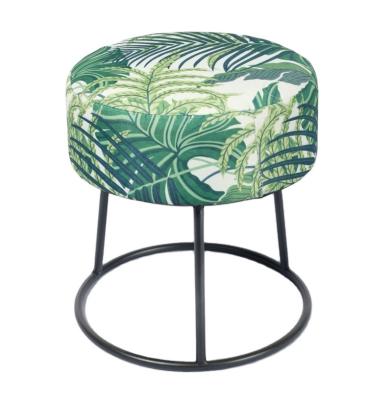 China Stackable High Quality Simple Style Metal Base Round Stool for sale