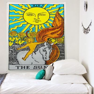 China Wholesale 100% Polyester Wall Hanging Tarot Tapestry Home Decoration Minimalist Wholesale Drop Shipping for sale